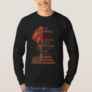 T-shirt Je suis Khryssa Black Woman Histoire Mois 2020 Pri
