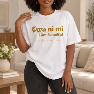 T-Shirt « Je suis la beauté » — Cadeau pour elle