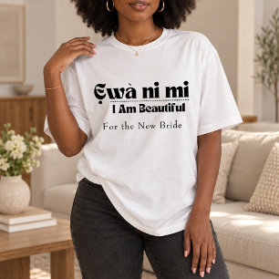 T-Shirt « Je suis la beauté » — Cadeau pour elle