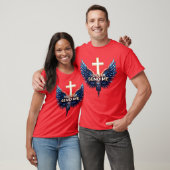 T-shirt Je Suis Là, Envoyez-Moi (Unisexe)