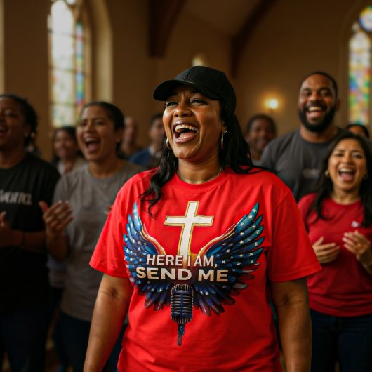T-shirt Je Suis Là, Envoyez-Moi