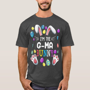 T-shirt Je suis la famille de jumelage de lapins Gma Pâque