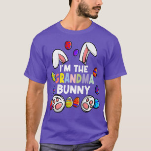 T-shirt Je suis la famille de lapin mignonne de grand-mère