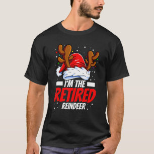 T-shirt Je suis la famille de rennes à la retraite qui cor