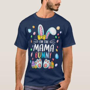 T-shirt Je suis La Famille Mama Bunny de Pâques