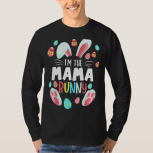 T-shirt Je suis la fête de Pâques de la famille Mama Bunny