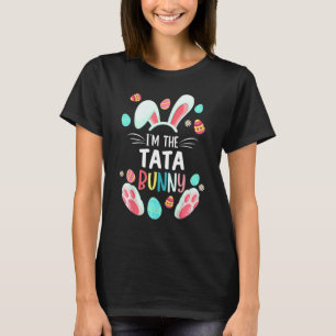T-shirt Je suis la fête de Pâques de la famille Tata Bunny