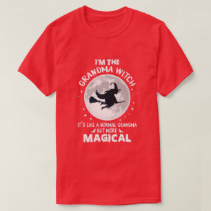 T-shirt Je suis la grand-mère sorcière Funny Halloween gra