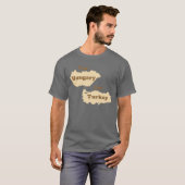 T-shirt Je suis la Hongrie pour la Turquie (affamée pour (Devant entier)