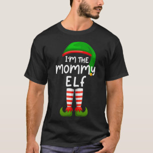 T-shirt Je suis la maman Elf drôle Elf Famille d'elfes qui