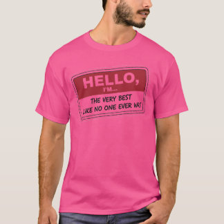 T-shirt Je suis la meilleure famille vintage
