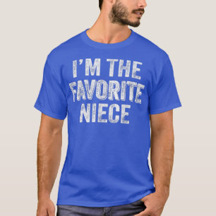 T-shirt Je suis la nièce préférée 