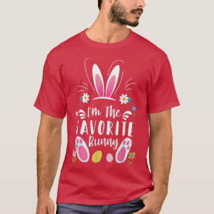 T-shirt Je suis la partie de Pâques Favorite Bunny Matchin