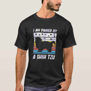 T-shirt Je suis la propriété d'un chih tzu T Shirt