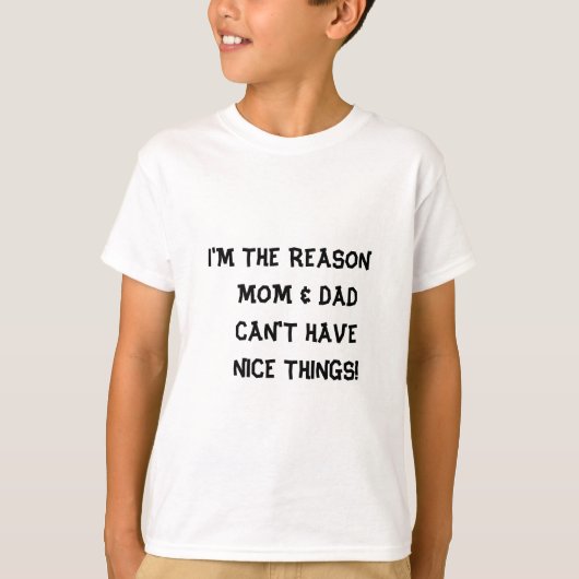 T-shirt Je suis la raison (Devant)