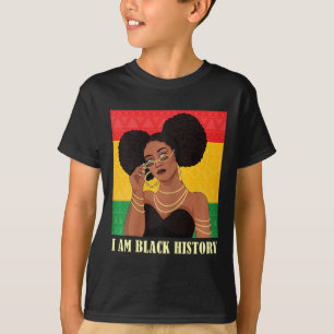 T-shirt Je suis la reine afro-américaine éduquée à l'histo