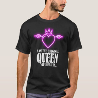 T-shirt Je suis la reine de coeur originelle 1