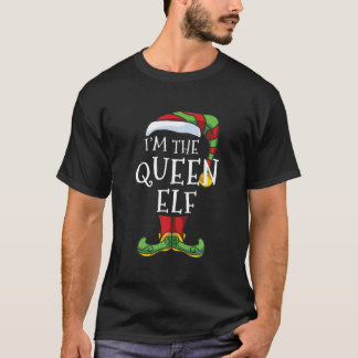 T-shirt Je suis La Reine Elfe qui épouse la famille Noël a