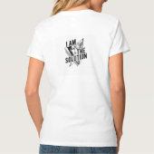 T-shirt Je suis la solution - Graphique d'autonomisation d (Dos)