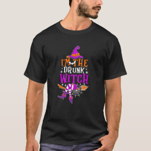 T-shirt Je suis la sorcière ivre Chemise Drôle Sorcière Ha