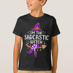T-shirt Je suis la sorcière sarcastique Halloween groupe a