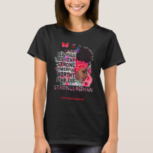 T-shirt Je Suis La Storm Black Woman Afro Heart Disease Aw