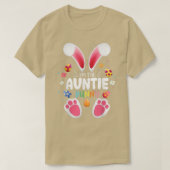 T-shirt Je suis La Tante Bunny Matching Famille Joyeuse Pâ (Design devant)