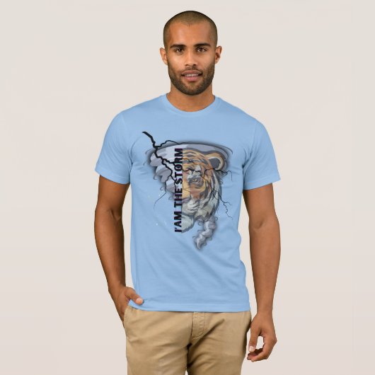 t-shirt je suis la tempête (Devant entier)