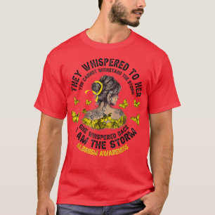 T-shirt Je suis la tempête Albinisme Sensibilisation femme