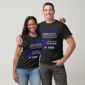 T-shirt Je suis la tempête Ankyloss Spondylitis Warrior (Unisexe)