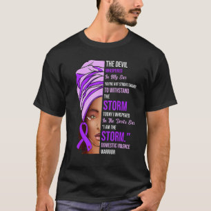 T-shirt Je Suis La Tempête Conscience De La Violence Domes