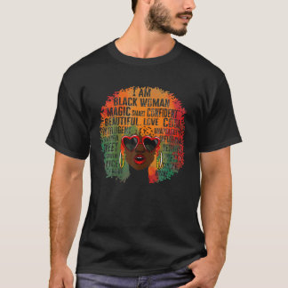 T-shirt Je Suis La Tempête D'Une Femme Africaine Forte - H