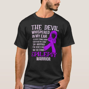 T-shirt Je Suis La Tempête Epilepsie Guerrier Conscience P