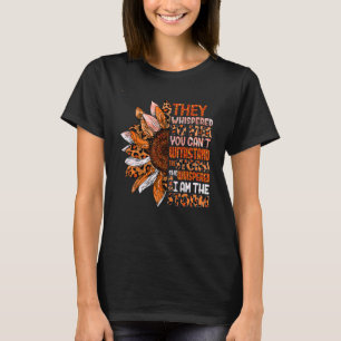 T-shirt Je suis la tempête forte femmes Leucémie Sensibili
