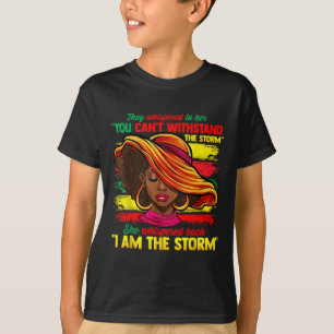 T-shirt Je Suis La Tempête Junet1 Mois De L'Histoire Noire
