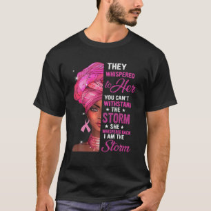 T-shirt Je Suis La Tempête Melanin Femme Histoire Noire Re