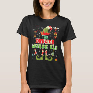 T-shirt Je suis la tenue de Noël de lutin d'infirmière de