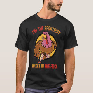 T-shirt Je suis la Turquie la plus sportive dans le troupe
