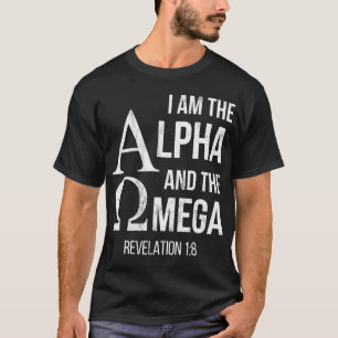 T-shirt Je Suis L'Alpha Et Le Chrétien Oméga
