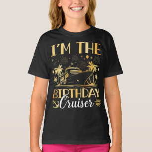 T-shirt Je suis l'Anniversaire Cruiser Vacation Girl
