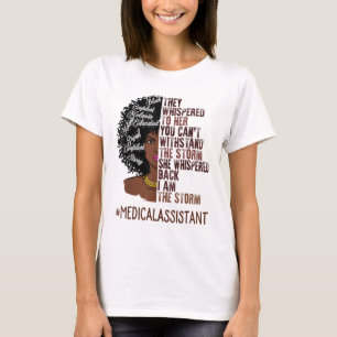 T-shirt Je Suis L'Assistant Médicale Storm Africain Améric