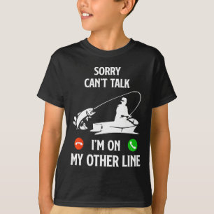 T-shirt Je suis l'autre ligne de pêche humour de papa disa