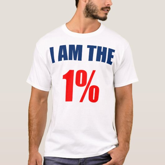 T-shirt Je Suis Le 1% (Devant)