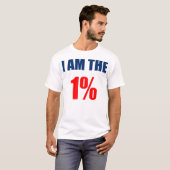 T-shirt Je Suis Le 1% (Devant entier)