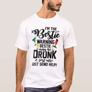 T-shirt Je suis le Bestie Avertissement mai être perdu et