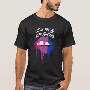 T-shirt Je suis le Bi avec Biceps Bisexual LGBTQ Bi Pride