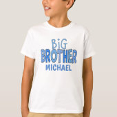 T-shirt Je suis le Big Brother Cute Whimsical Modern (Devant)