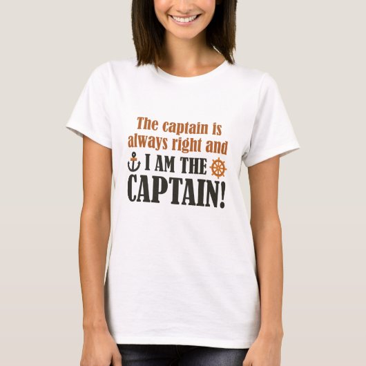 T-shirt Je Suis Le Capitaine (Devant)