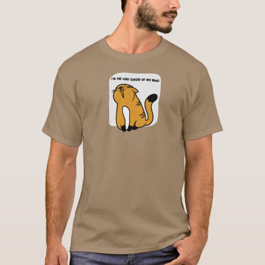 T-shirt Je suis le chanteur principal de mon groupe. T-shi (Devant)