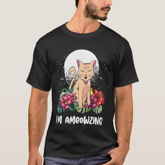 T-shirt Je suis le chat Ameowzing Citations positives Kitt (Devant)
